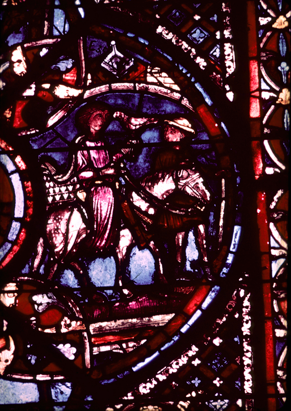 Apse, outer ambulatory, window 16, section 5