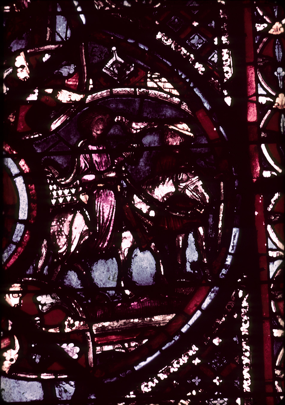 Apse, outer ambulatory, window 16, section 5