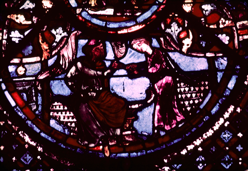 Apse, outer ambulatory, window 16, section 4