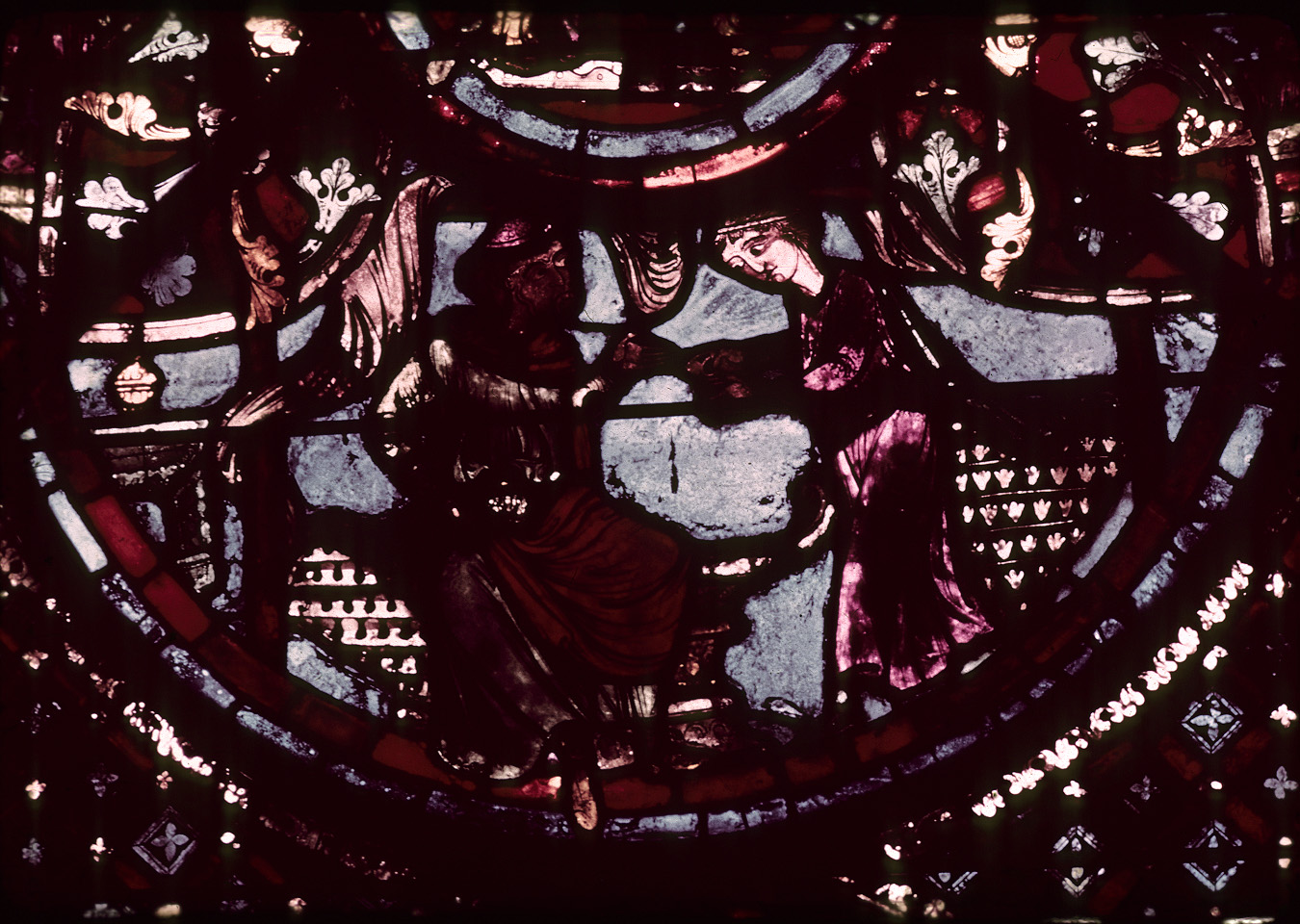 Apse, outer ambulatory, window 16, section 4