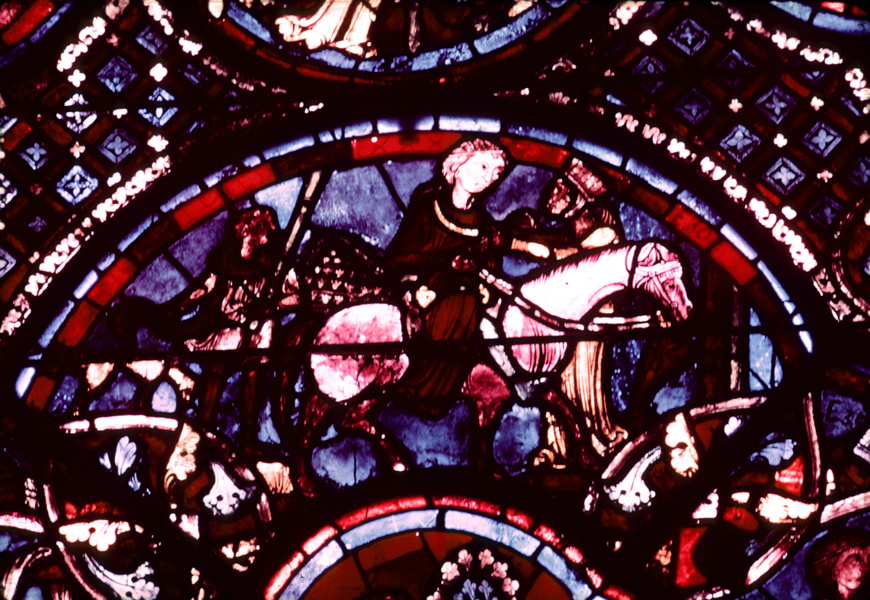 Apse, outer ambulatory, window 16, section 8