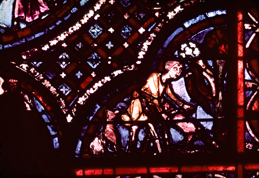Apse, outer ambulatory, window 16, section 3