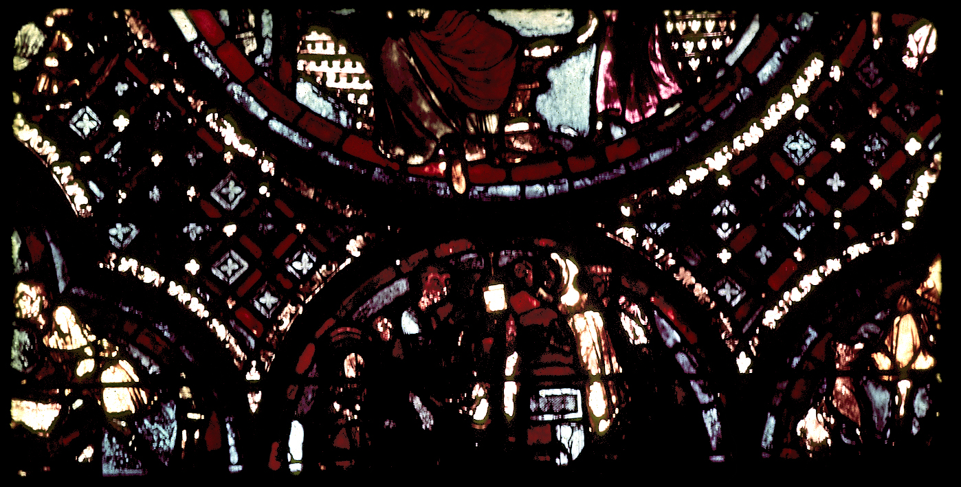 Apse, outer ambulatory, window 16, section 2