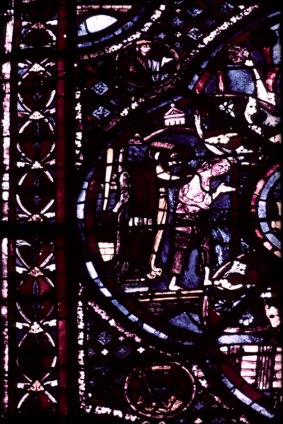 Apse, outer ambulatory, window 16, section 14