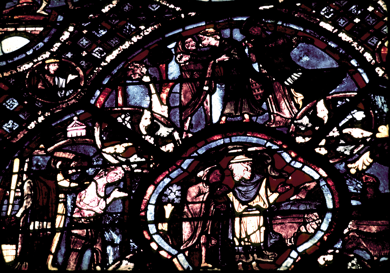 Apse, outer ambulatory, window 16, section 15