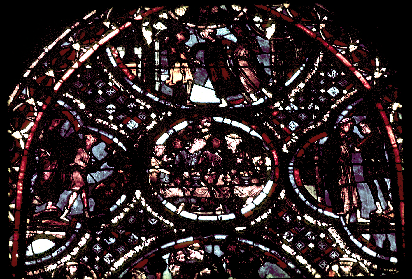 Apse, outer ambulatory, window 16, section 17