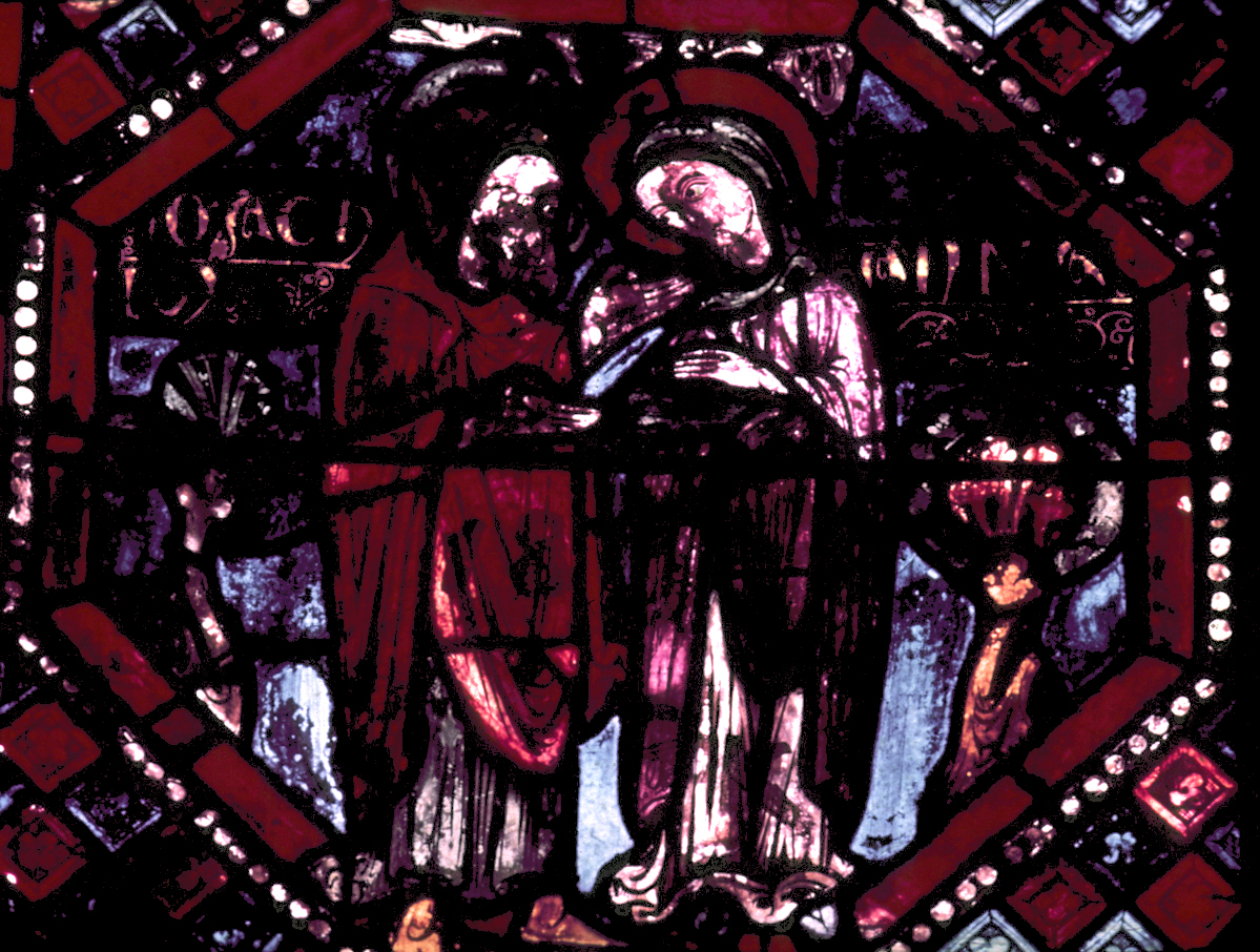 Apse, Joan of Arc Chapel, window 2, section 3