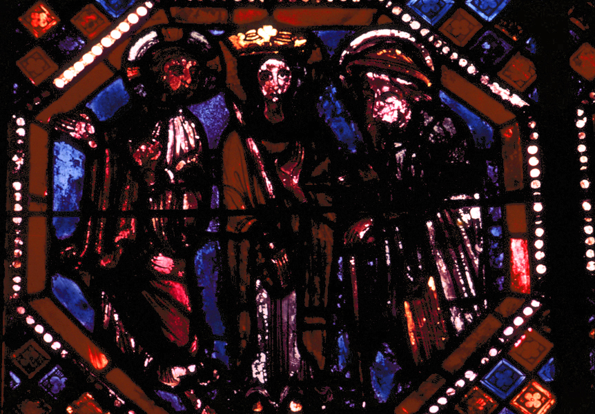 Apse, Joan of Arc Chapel, window 2, section 4