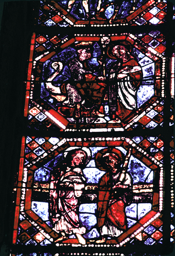 Apse, Joan of Arc Chapel, window 2, section 9-11