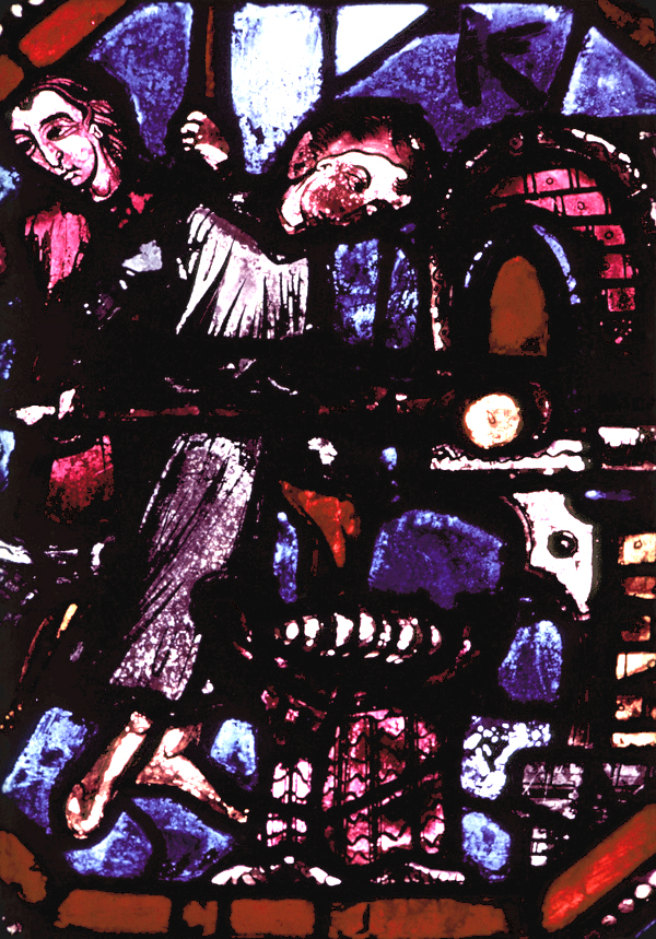 Apse, Joan of Arc Chapel, window 2, section 2