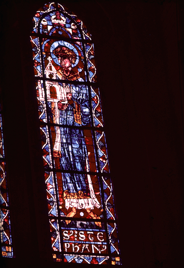 Choir clerestory, window 1, section B