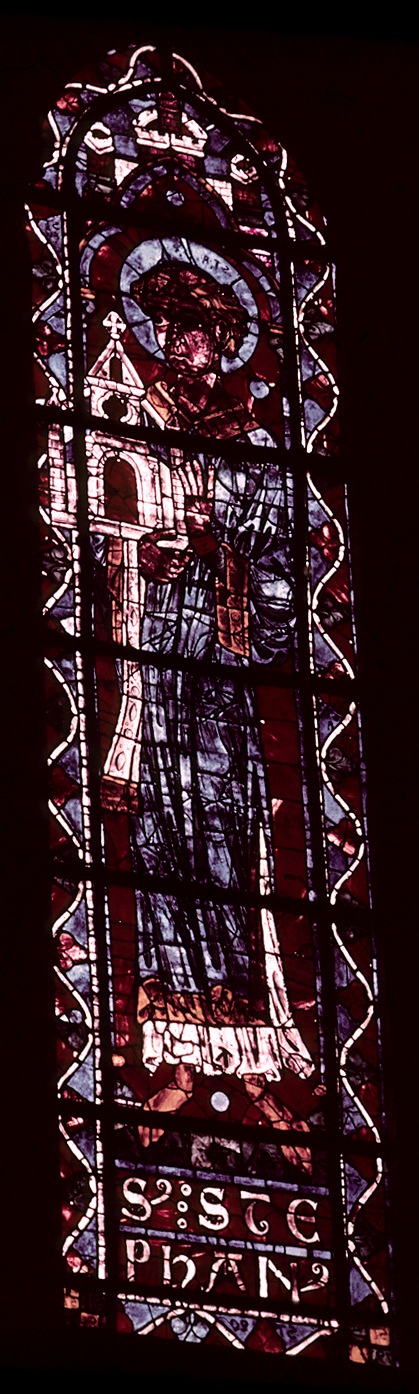 Choir clerestory, window 1, section B