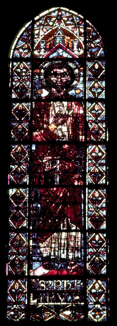 Choir clerestory, window 4, section B