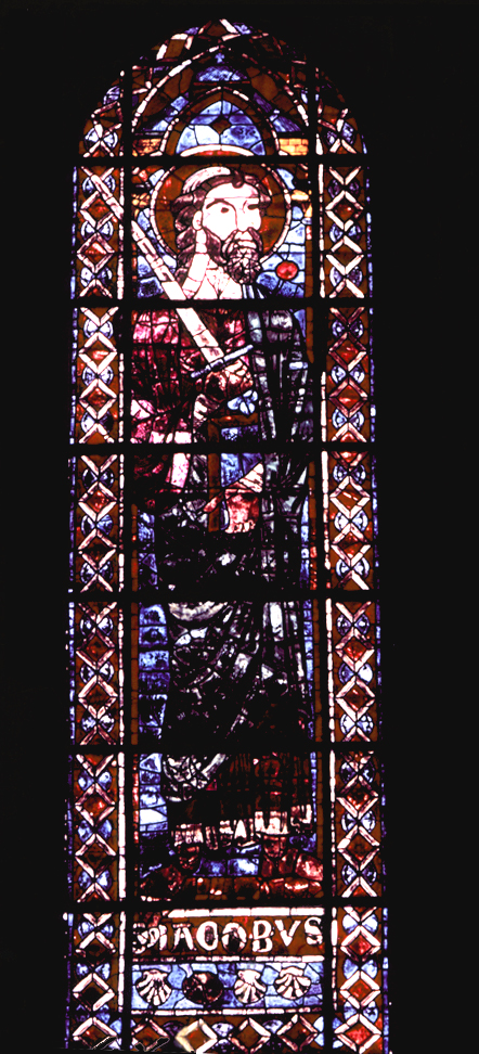 Choir clerestory, window 4, section A