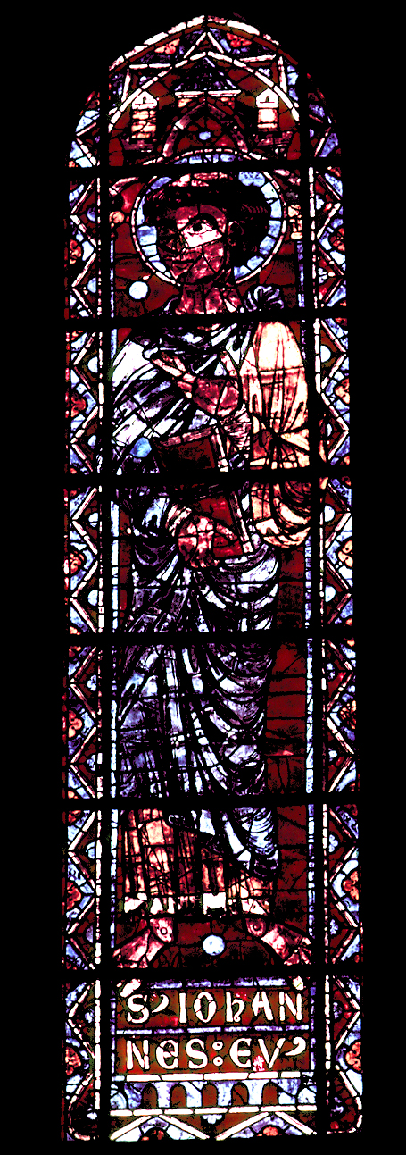 Choir clerestory, window 3, section B