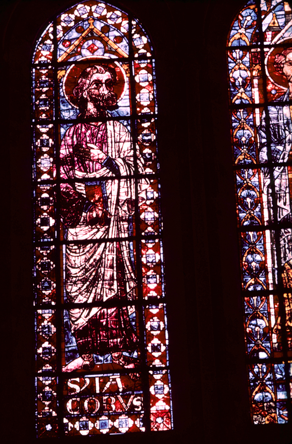 Choir clerestory, window 6, section A