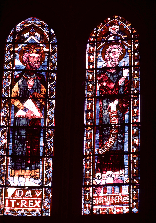 Choir clerestory, window 2x, section AB