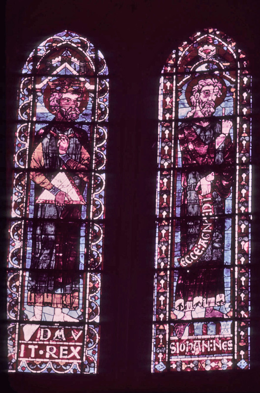 Clerestory, window 2X, section AB