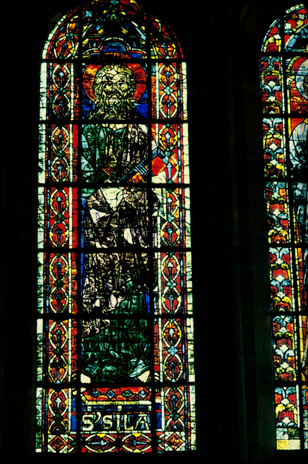 Nave clerestory, wall south, window 8, section B