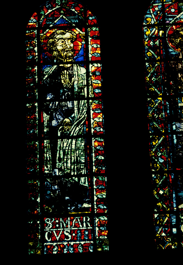 Nave, clerestory, wall south, window 7, section A