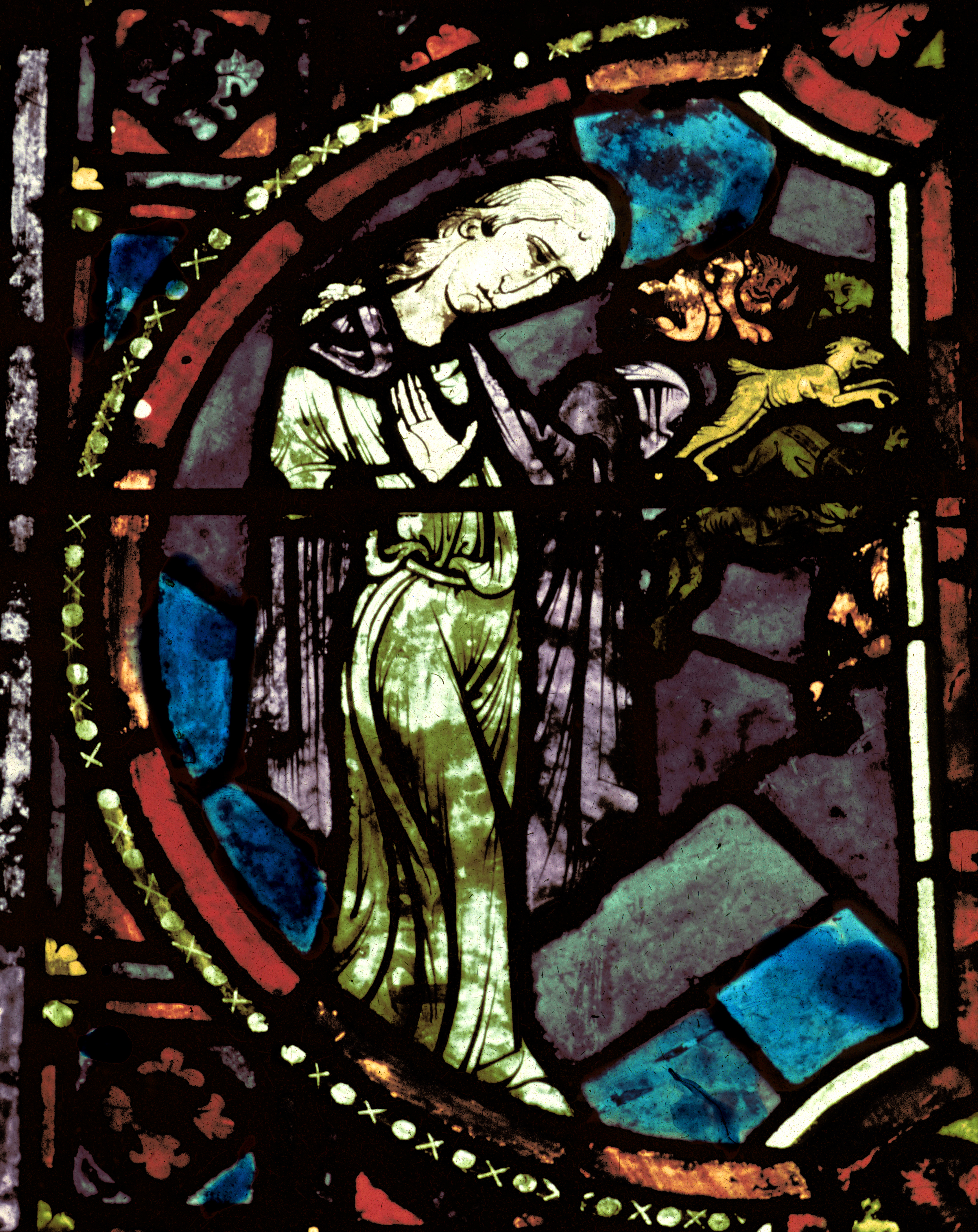 Apse,  Holy Cross Chapel, window 22, section 6