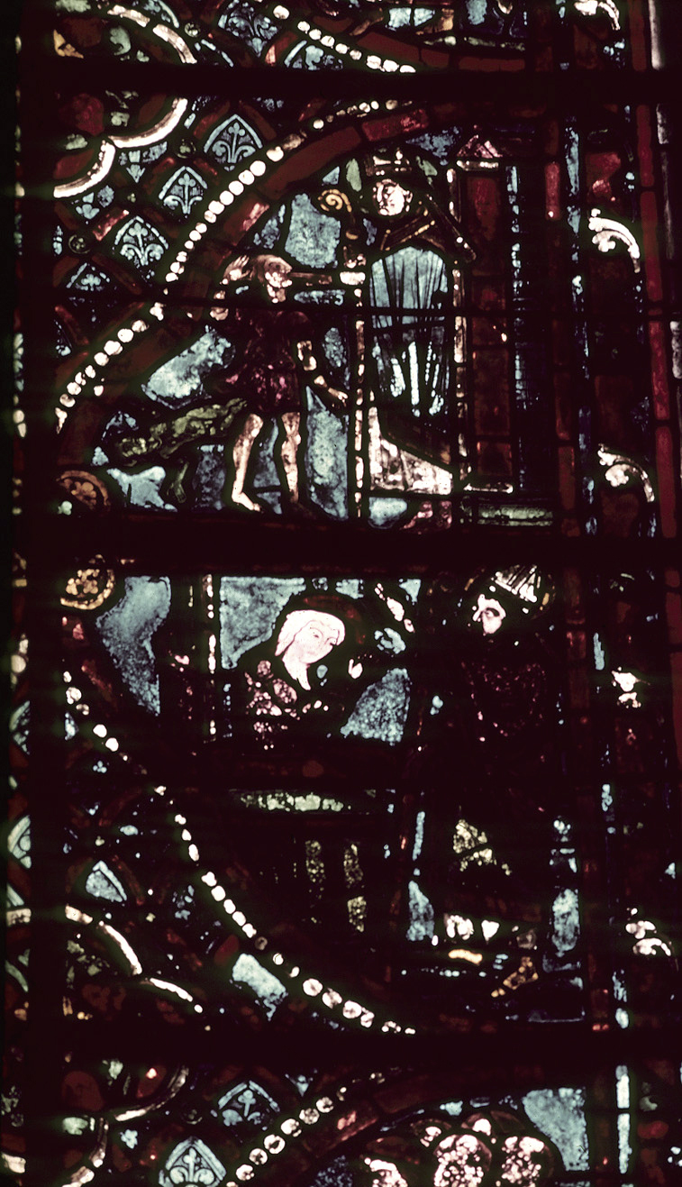 Apse, Lady of Lourdes Chapel, window 17, section 9