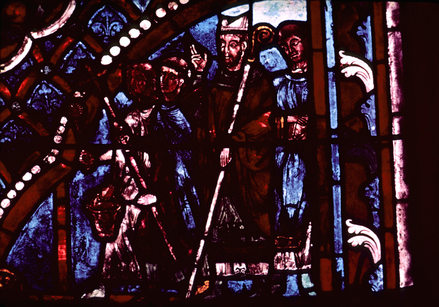 Apse, Lady of Lourdes Chapel, window 17, section 3