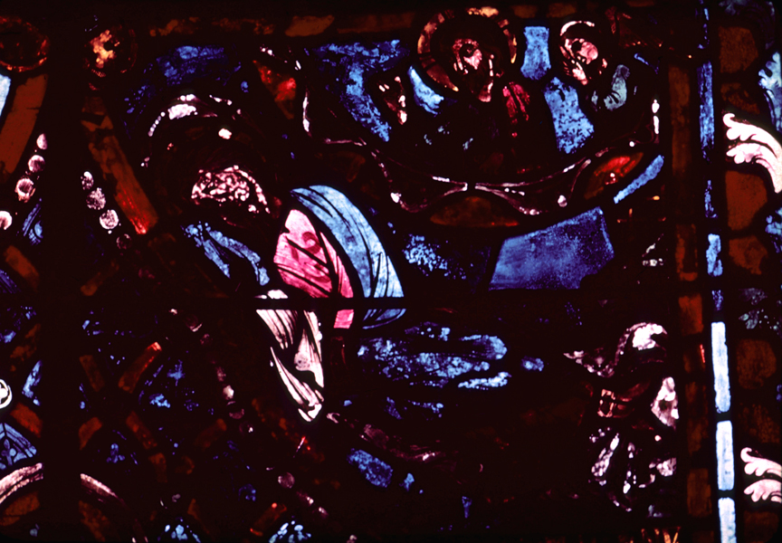 Apse, Lady of Lourdes Chapel, window 17, section 4