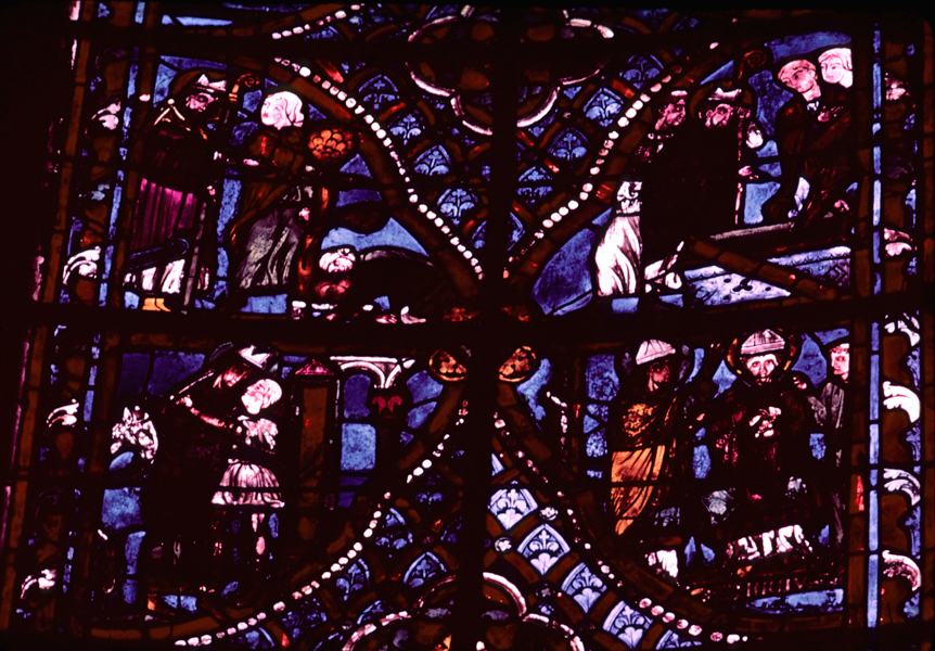 Apse, Lady of Lourdes Chapel, window 17, section 11