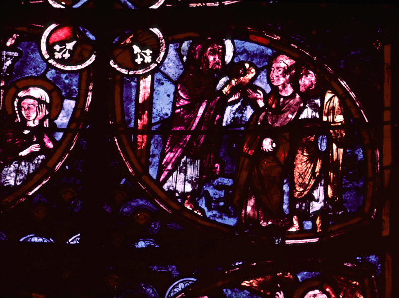 Apse, Joan of Arc Chapel,  window 3, section 4