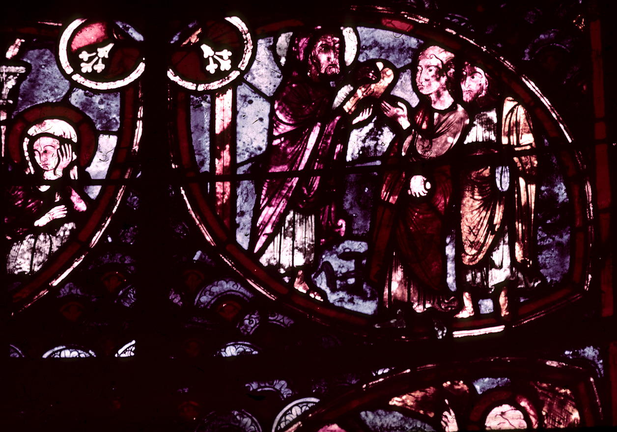 Apse, Joan of Arc Chapel, window 3, section 4