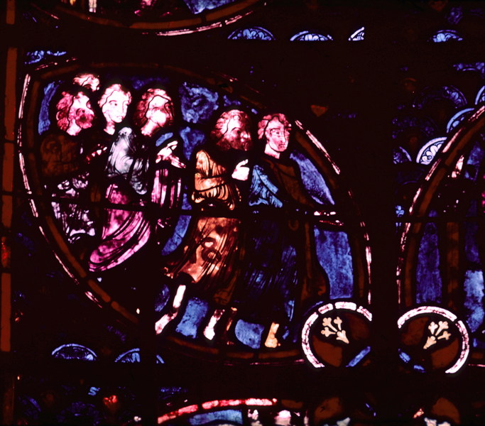 Apse, Joan of Arc Chapel, window 3, section 7