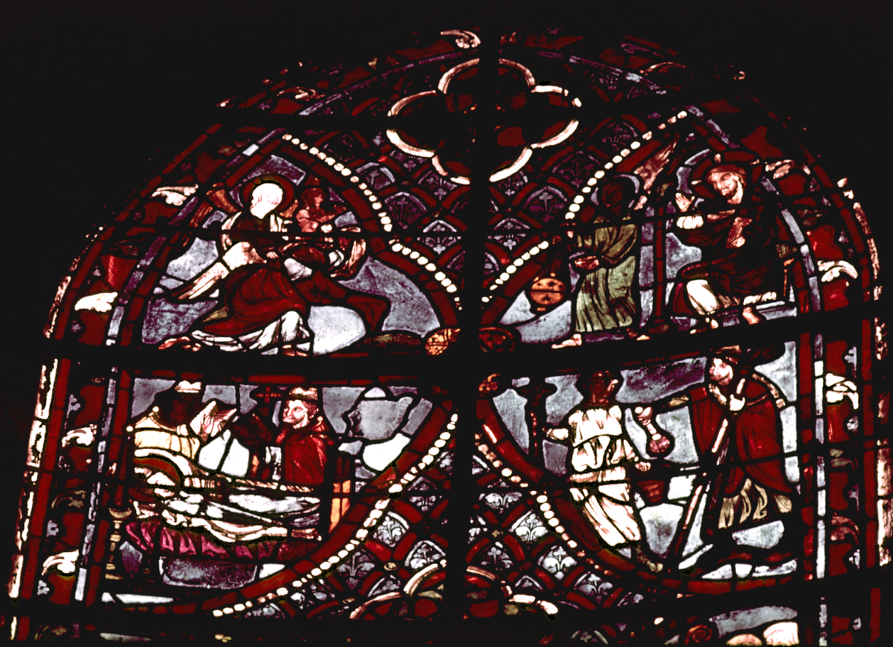 Apse, Lady of Lourdes Chapel, window 17, section 12