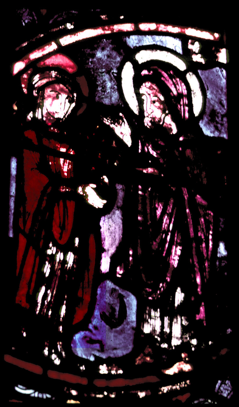 Apse, Joan of Arc Chapel, window 3, section 1
