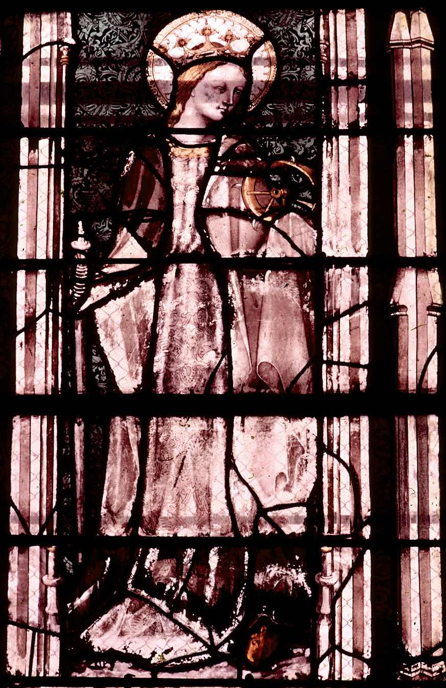 Nave, wall south, window 3, section 3