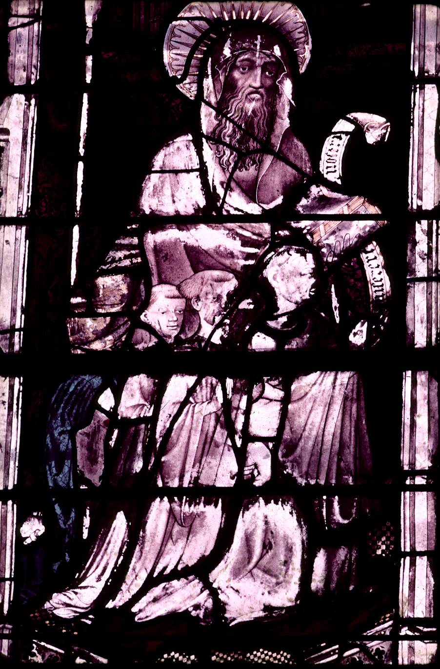 Nave, wall south, chapel, window 3, section 4