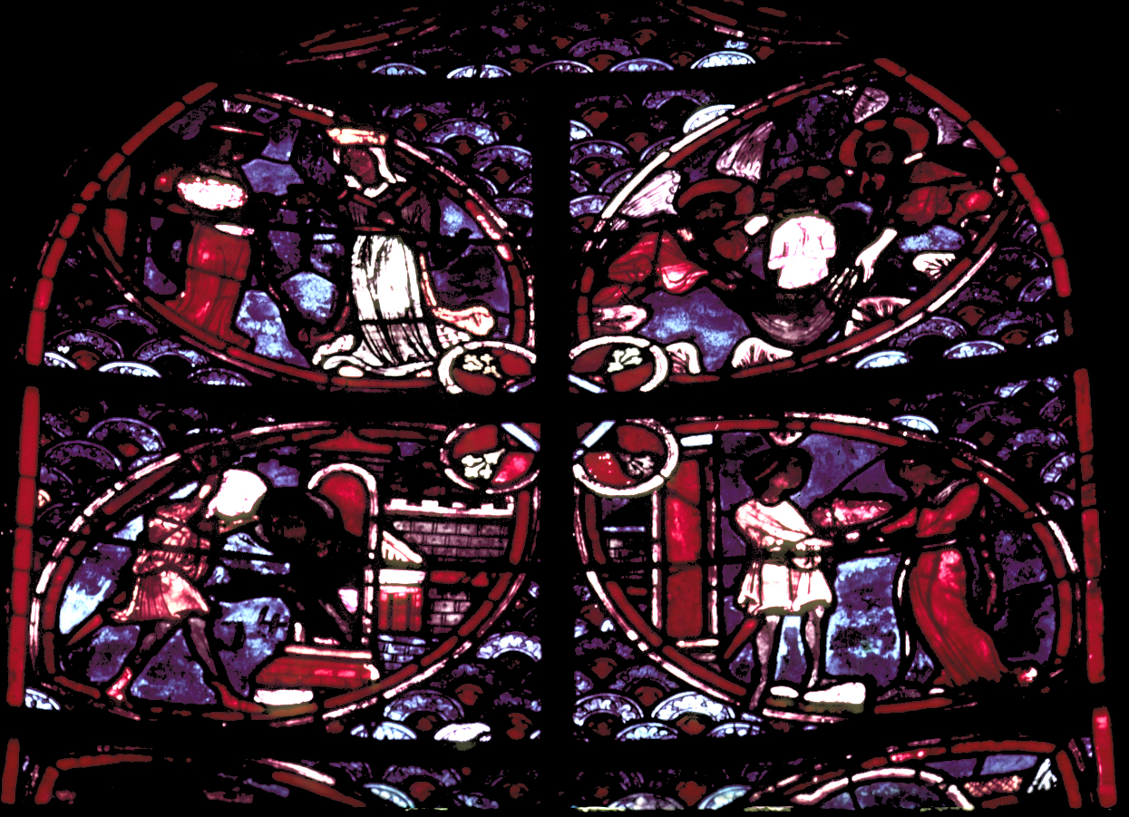 Apse, Joan of Arc Chapel, window 3, section 11