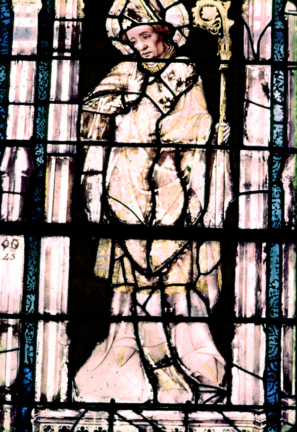 Nave, south wall, chapel, window 3, section 2