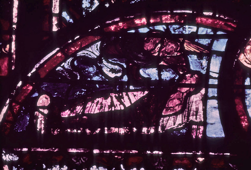 Apse, outer ambulatory, window 11, section 3