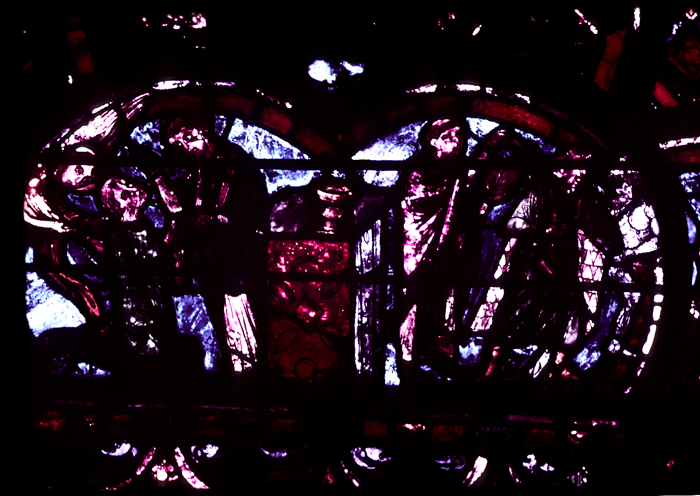Apse, outer ambulatory, window 11, section 2