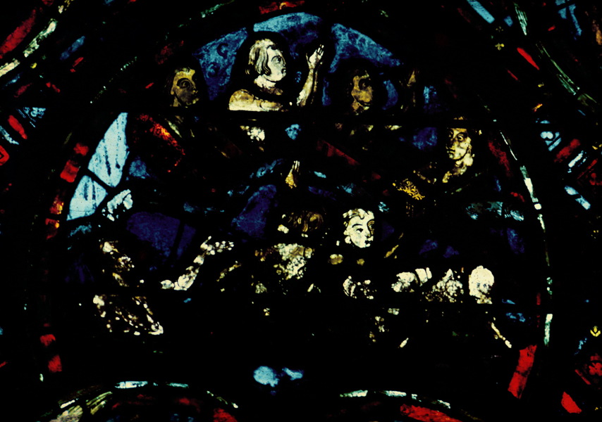 Apse, outer ambulatory, window 11, section 5