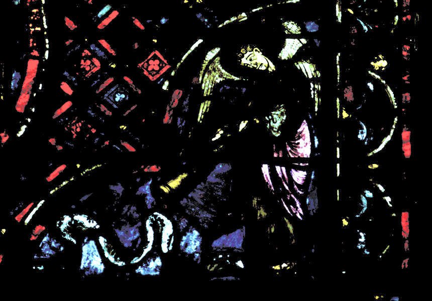 Apse, outer ambulatory,  window 11, section 13