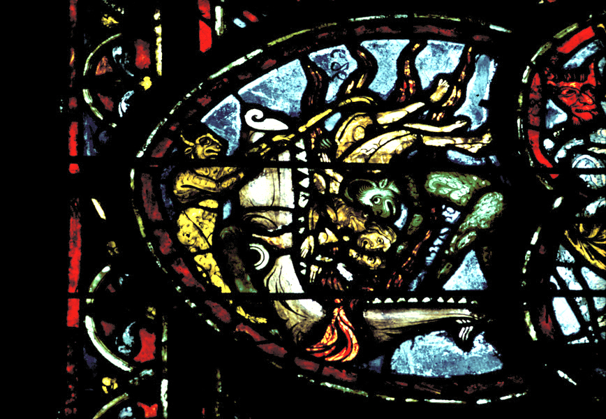 Apse, outer ambulatory, window 11, section 14, 15