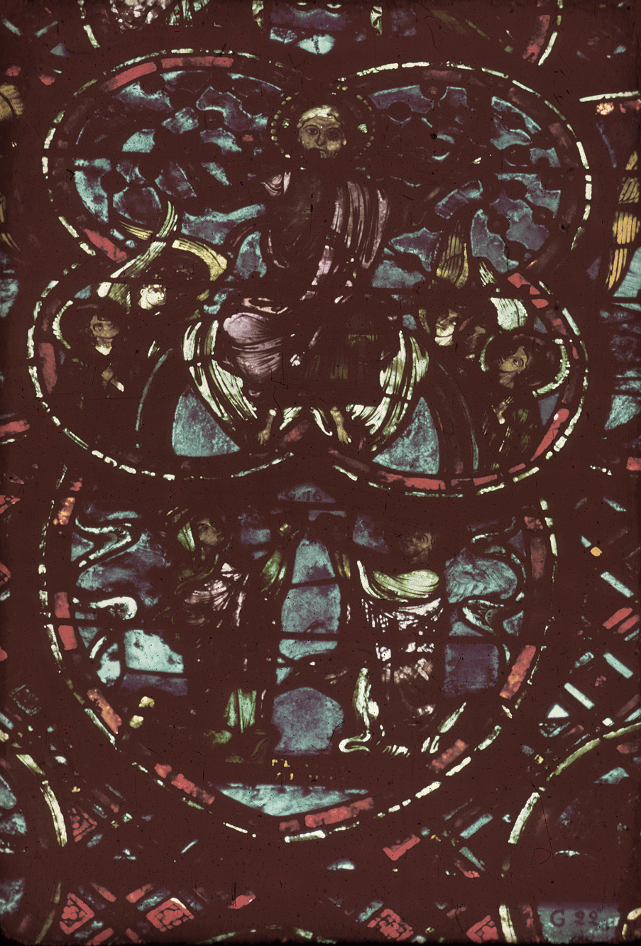 Apse, outer ambulatory, window 11, section 17