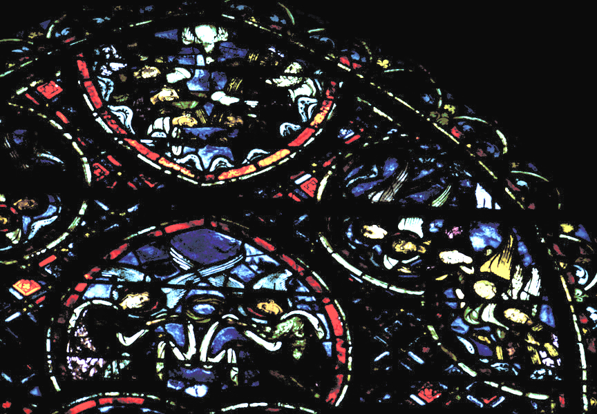 Apse, outer ambulatory, window 11, section 1