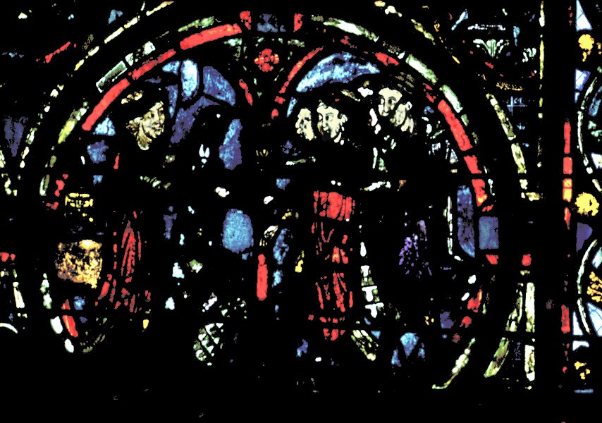 Apse, outer ambulatory, window 10, section 4