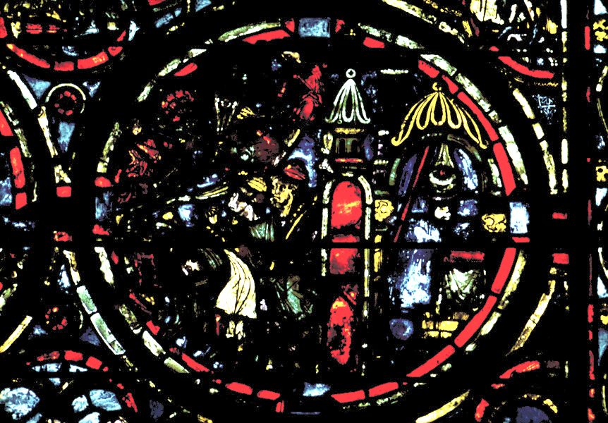 Apse, outer ambulatory, window 10, section 5