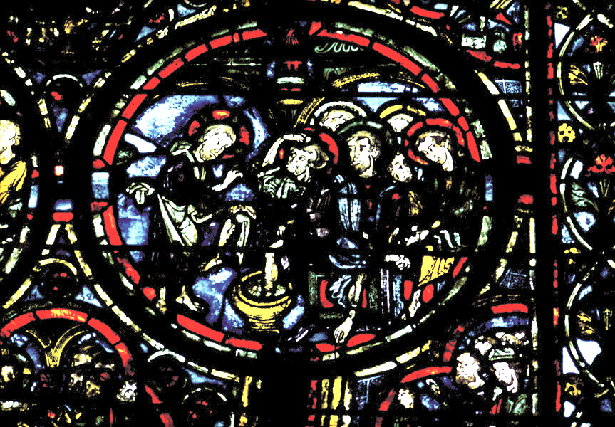 Apse, outer ambulatory, window 10, section 6