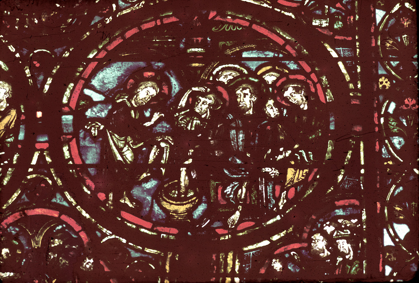 Apse, outer ambulatory, window 10, section 6