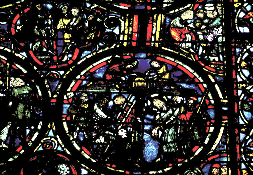 Apse, outer ambulatory, window 10, section 7